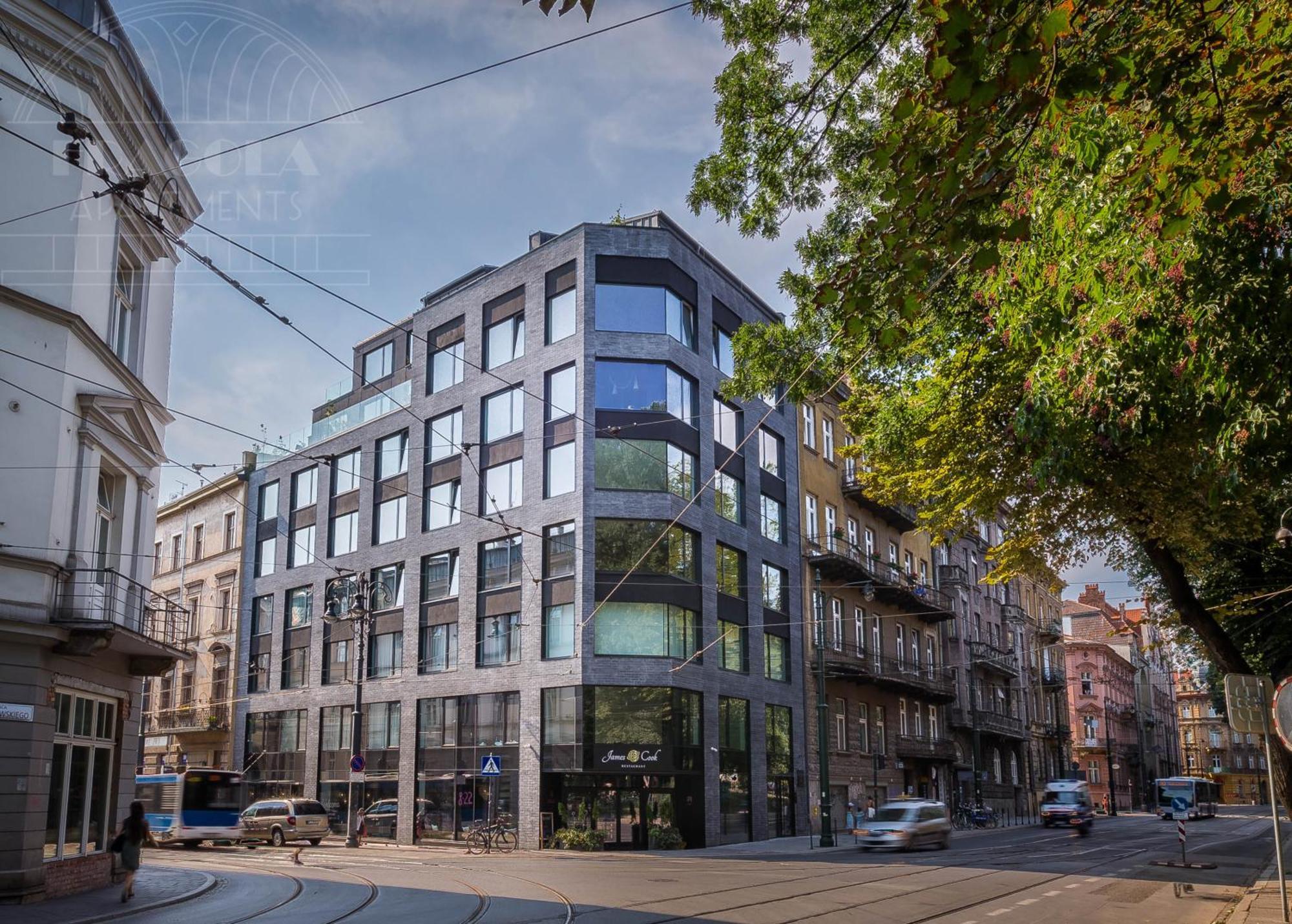 Modern View Of Planty Park Lejlighed Kraków Eksteriør billede